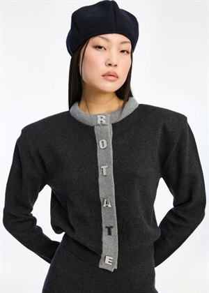 Firm knit cardigan Phantom Comb. ROTATE By Birger Christensen